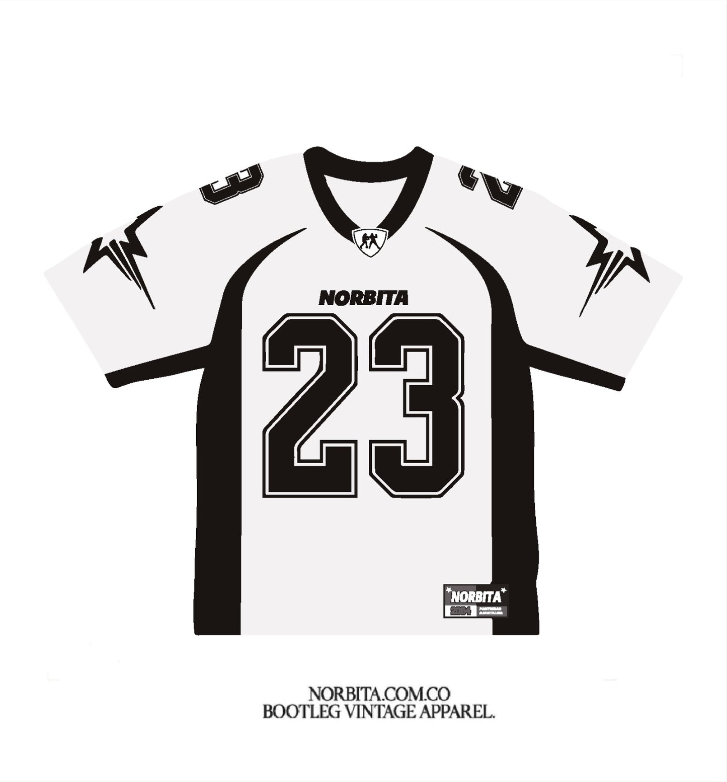Norbita | Jersey NBT Blanco Negro