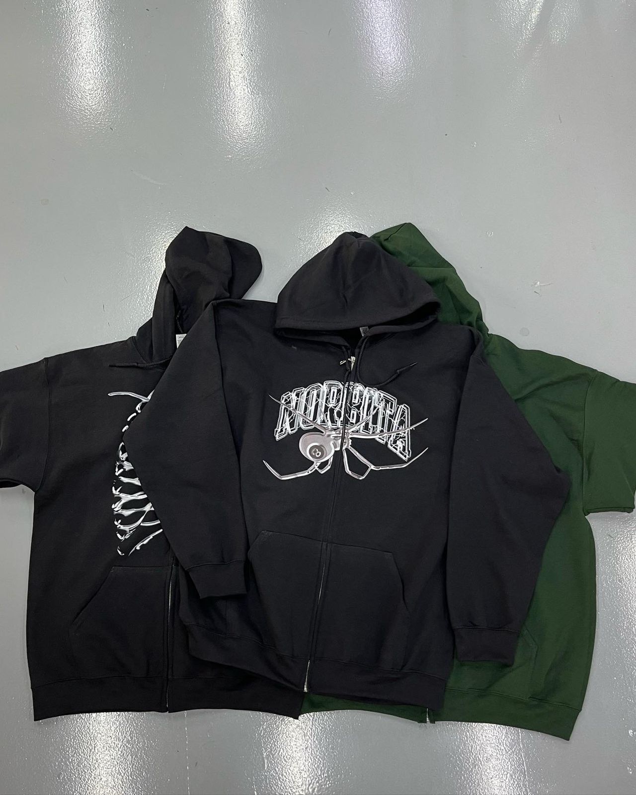 Norbita | Current Spider Zip Up Hoodie