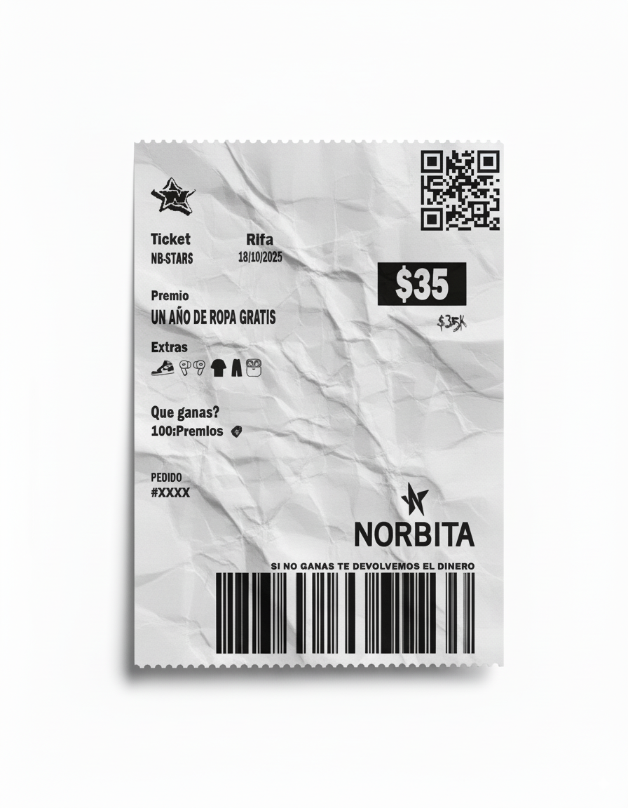 NBTicket 🎟️ (Rifa) 1 Año de ropa gratis.