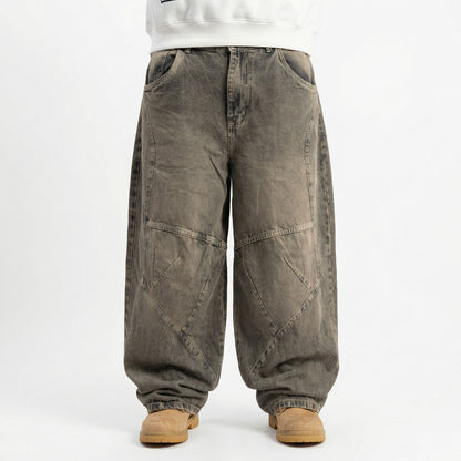 Norbita | Panel Ash Baggy Jeans