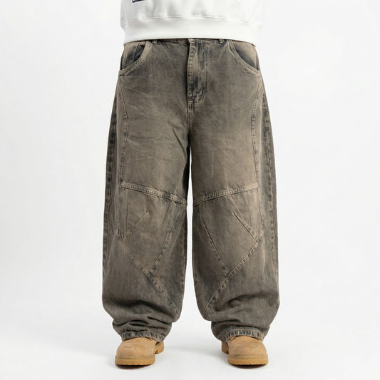 Norbita | Panel Ash Baggy Jeans