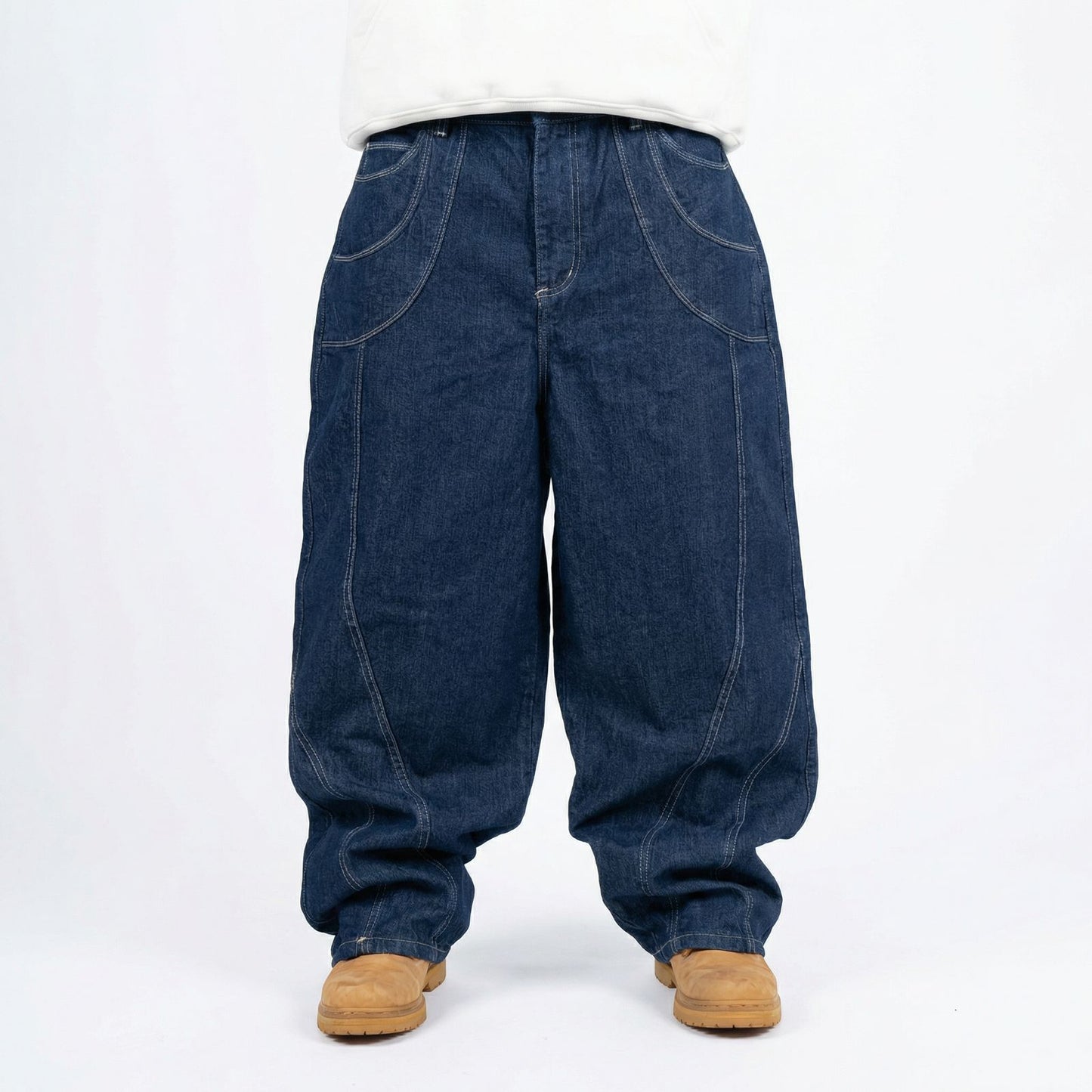 Norbita | Balloon Wave Baggy Jeans