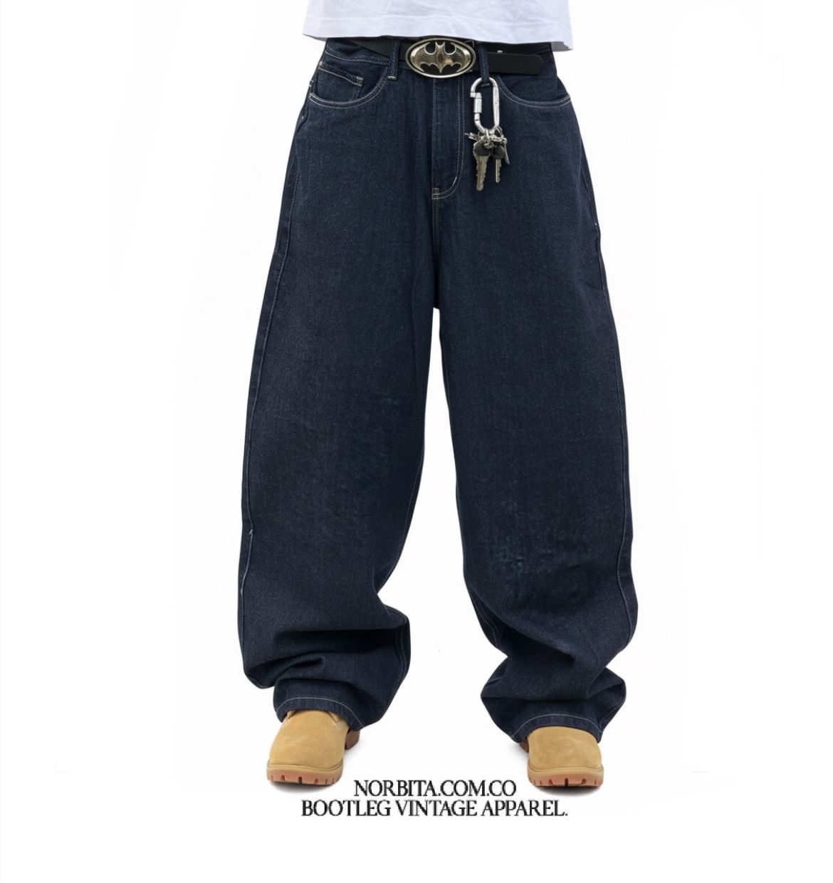 Norbita | Classic Ritual Blue Baggy Jeans