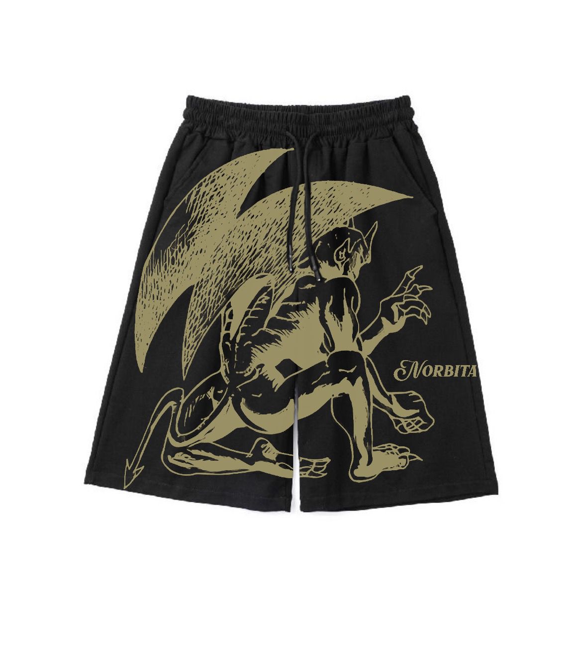 Norbita | Gargoyle golden Shorts