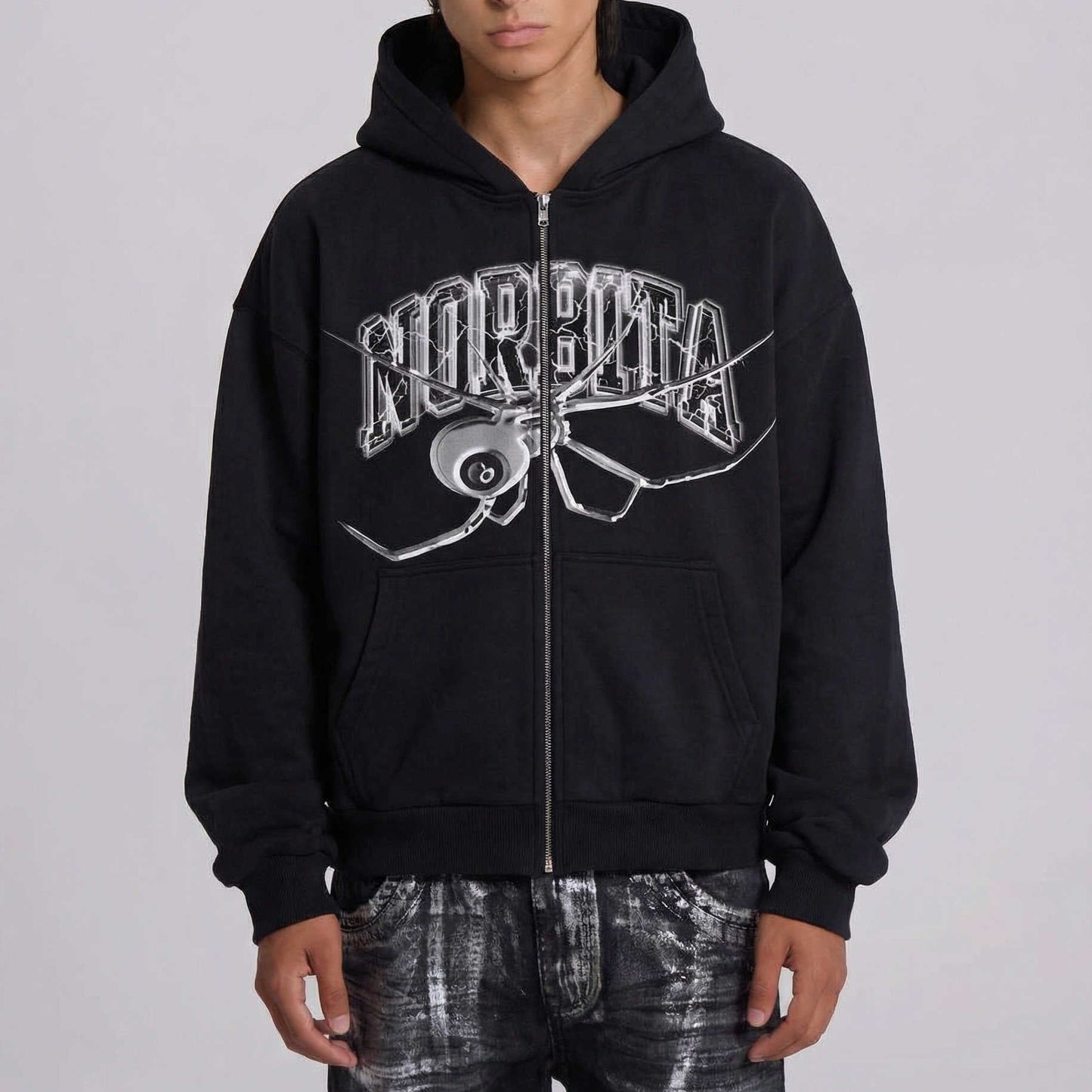 Norbita | Current Spider Zip Up Hoodie