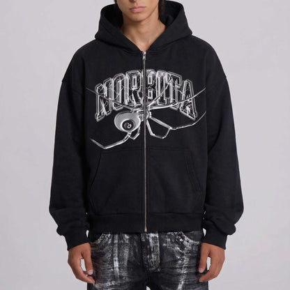 Norbita | Current Spider Zip Up Hoodie