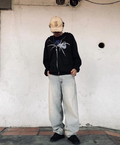 Norbita | Bite spider Zip Up Hoodie