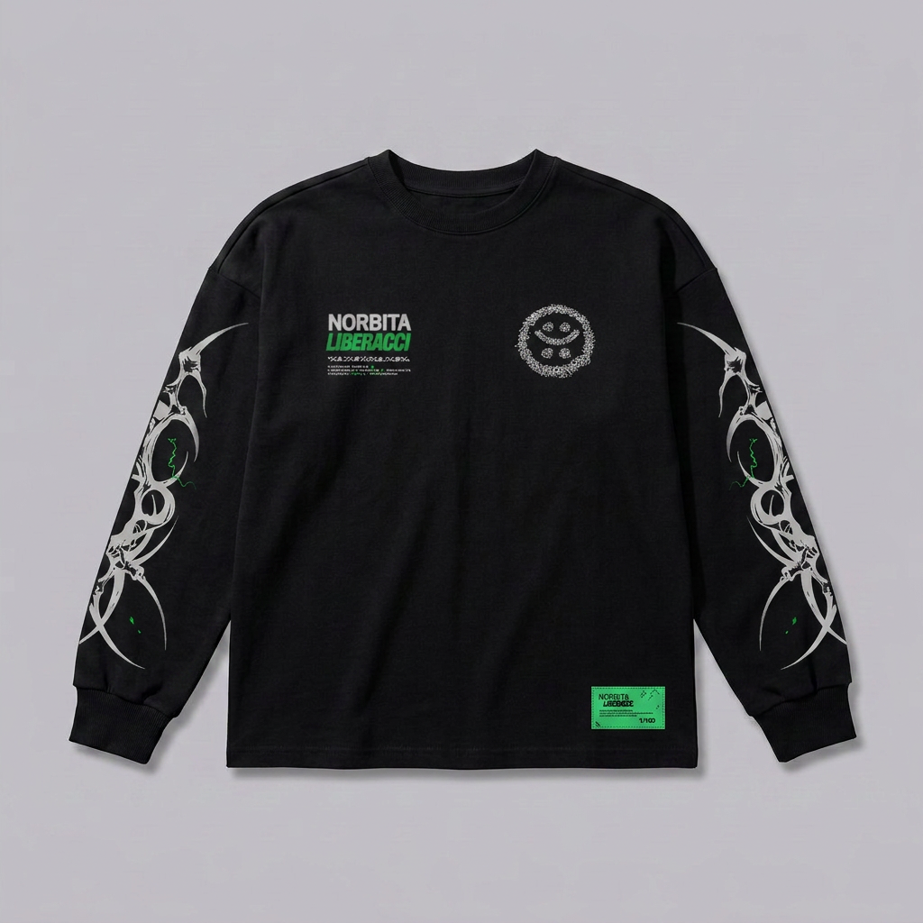 Norbita | Hardletter Long Sleeve T-Shirt
