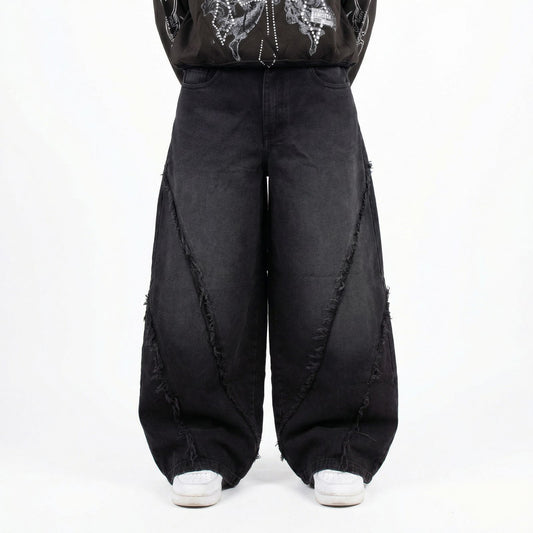 Norbita | Bones Stitch Baggy Jeans