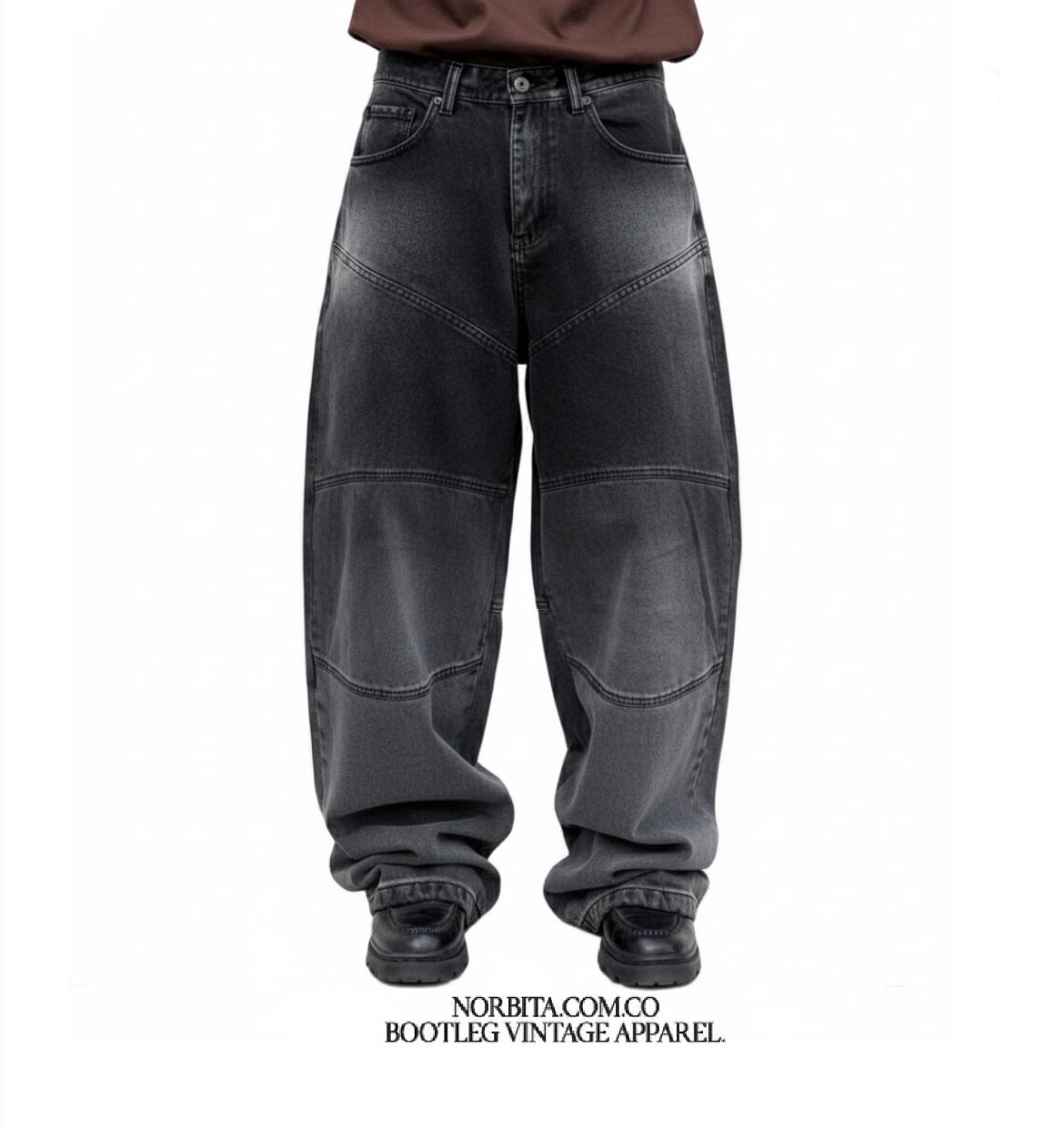 Norbita | Void Panel Baggy Jeans