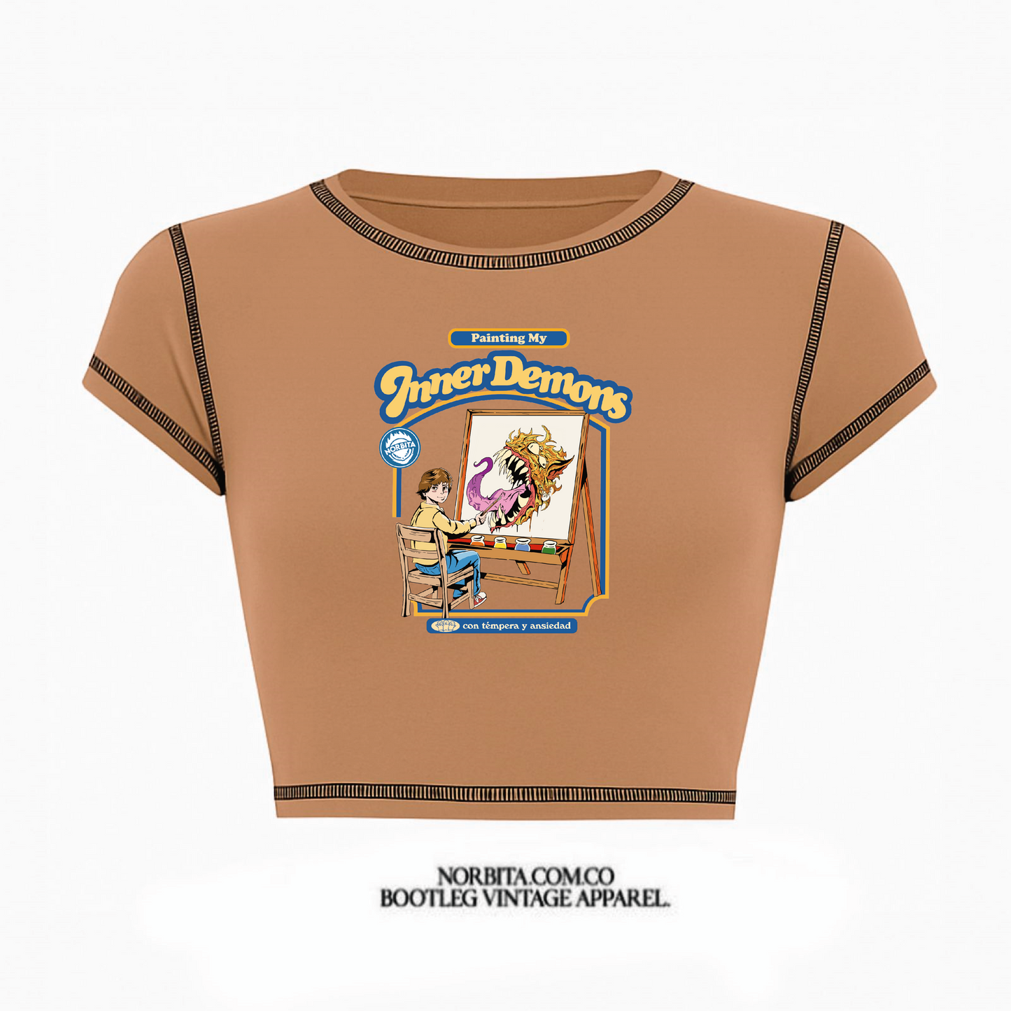Norbita | Inner demons (GRIMBOI)  baby tee