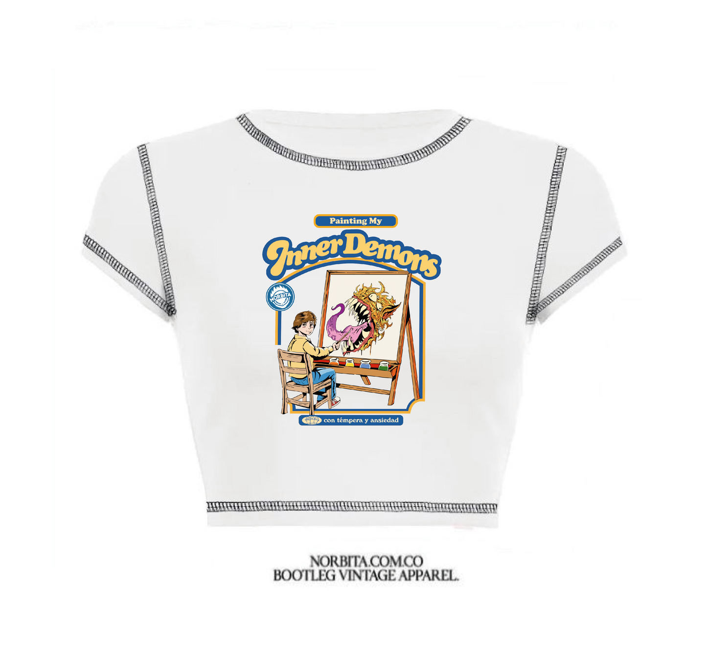 Norbita | Inner demons (GRIMBOI)  baby tee