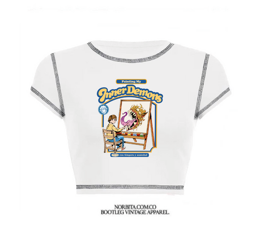 Norbita | Inner demons (GRIMBOI)  baby tee