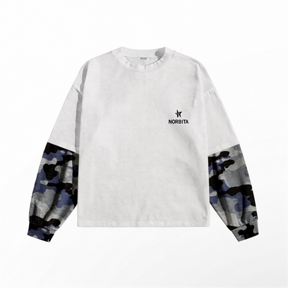 Norbita | Camo Snow Long Sleeve T-Shirt