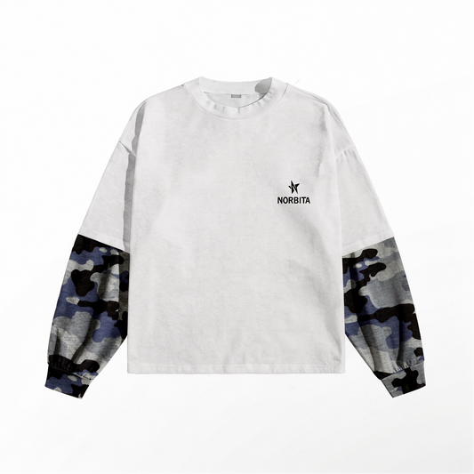 Norbita | Camo Snow Long Sleeve T-Shirt