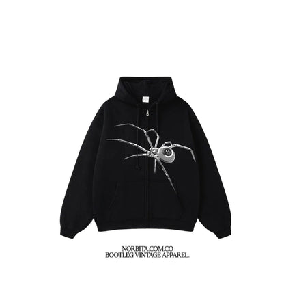 Norbita | Bite spider Zip Up Hoodie
