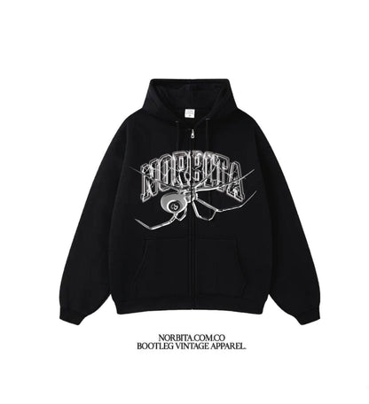 Norbita | Current Spider Zip Up Hoodie