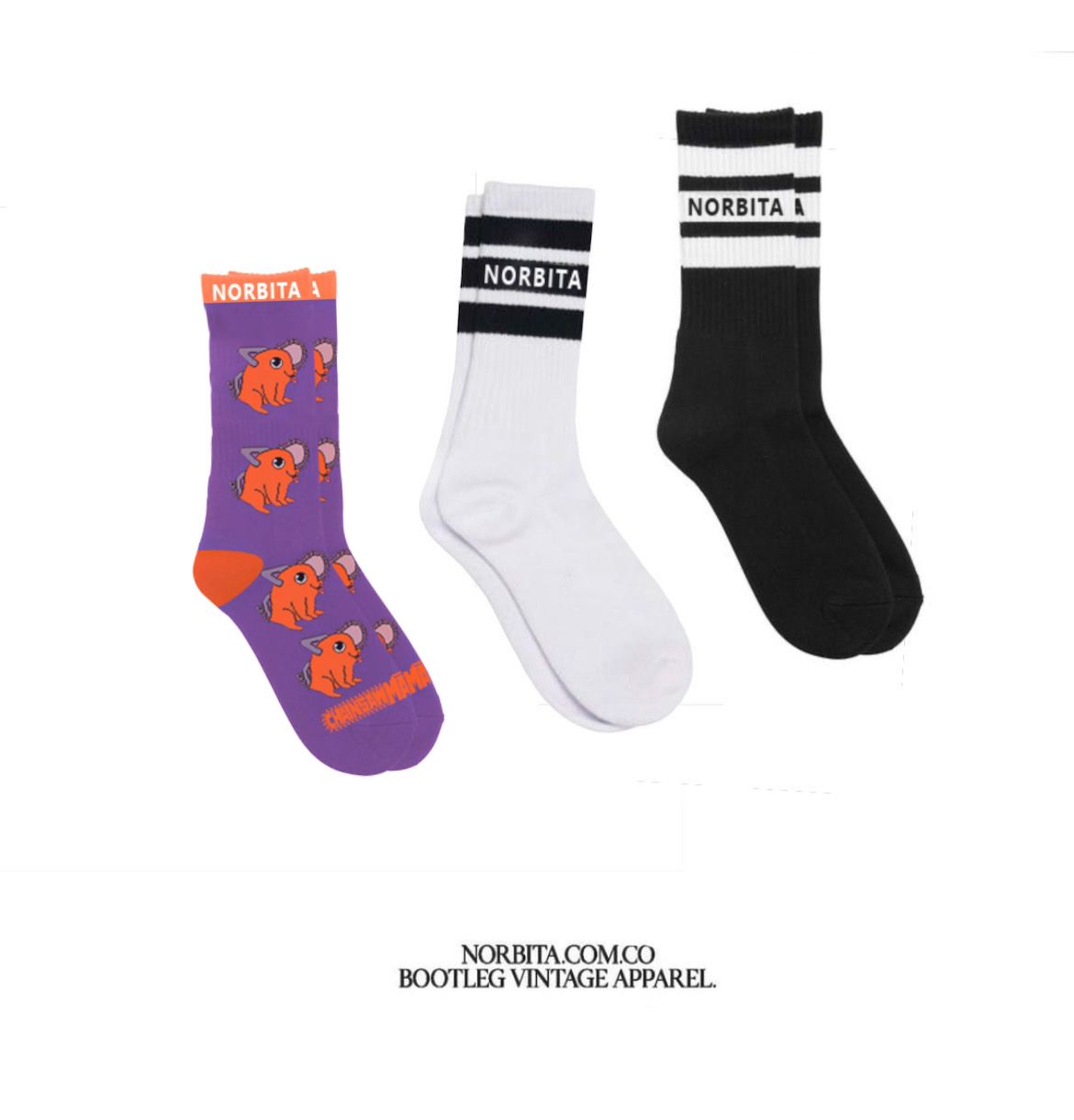 Norbita |Basic Pack 3 socks